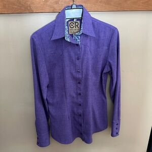 CR Ranchwear Sunsmart violet/purple Womens XS